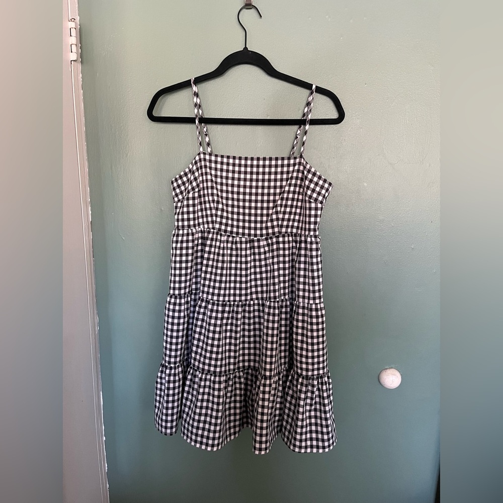 Forever 21 Gingham Tiered Sundress